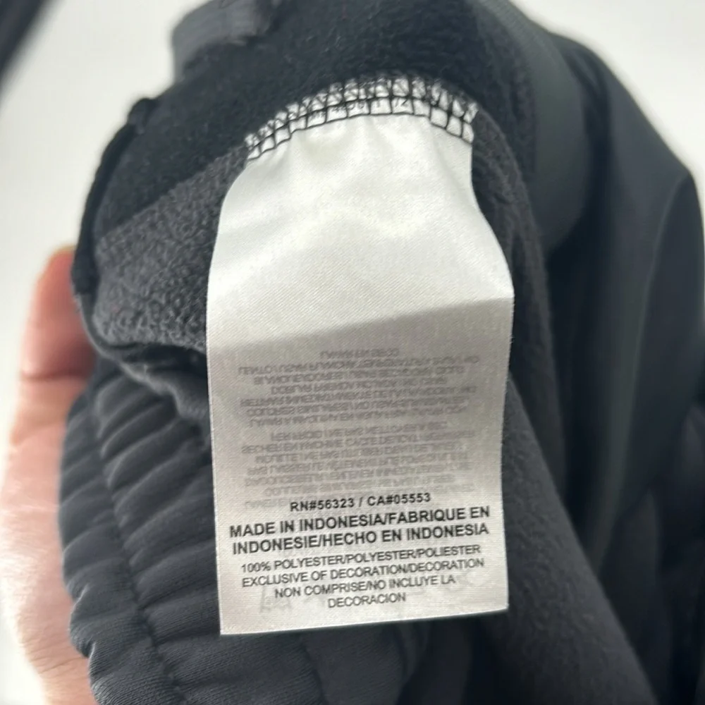 UEC Nike fleece joggers size XS gray/ black